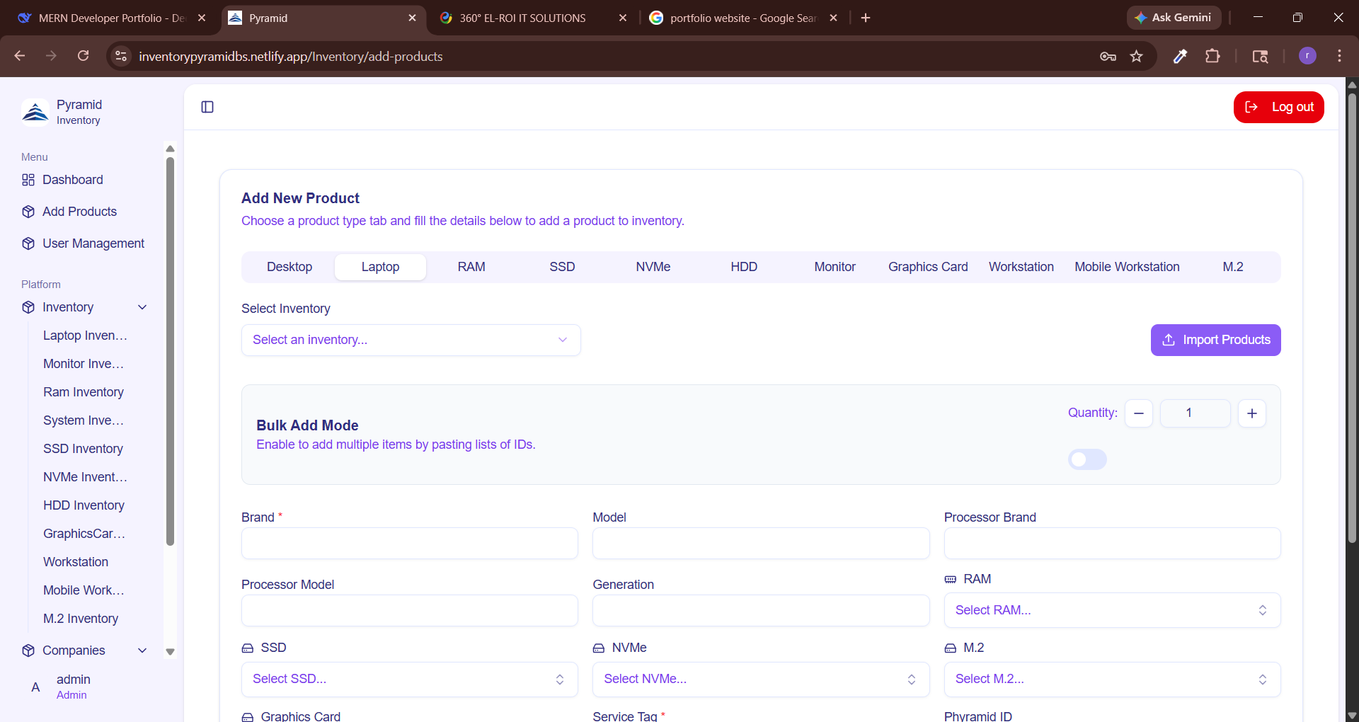 Ramesh Kumar R | Full Stack Developer Portfolio